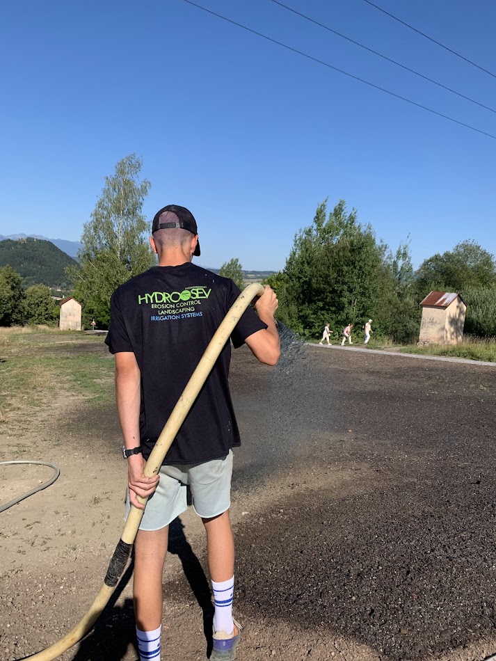 Hydroosev a spevňovanie svahu